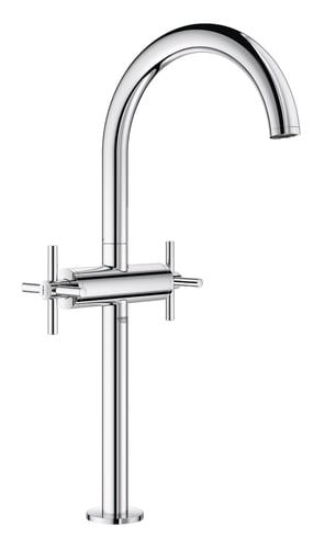 GROHE Atrio New Classic togrebs håndvaskarmatur 180 mm tud m/løft-op bv krom - 1