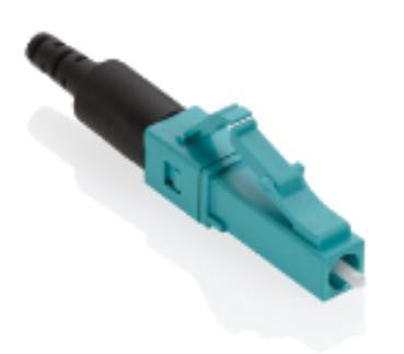 Fastcam Pre-termineret Optisk Fiber Konnekter OM3 & OM4 LC (AQUA) 10.5mm Cleave with 0.9mm 2mm & 3mm boots - 1
