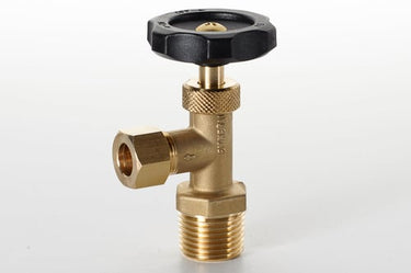 Nåleventil vinkelløbende 10 mm X 1/2 klemring - 1