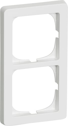 FUGA ramme Baseline 63 2 modul hvid - 1