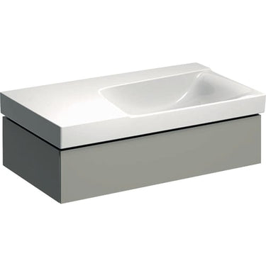 Geberit XENO² vaskeskab 880x220x462mm m/skuffe greige spånplade lak 500.514.00.1 - 1