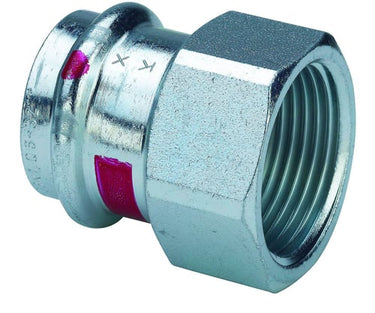 Prestabo overgang 28 x 3/4" muffe/muffe forzinket stål - 1