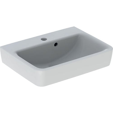 Geberit Renova Plan håndvask 500 x 480 x 165 mm hvid porcelæn - 1