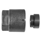SO00021-06-1/4" Messing møtrik med klemring - 1