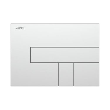 LAUFEN LIS betjeningsplade Duo AW100 matkrom - 1