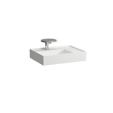 LAUFEN Kartell By LAUFEN håndvask 60 x 46 cm hylde højre mat hvid - 1