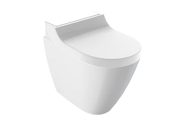 Geberit AquaClean Tuma Comfort douchetoilet gulvstående børstet rustfri stål - 1