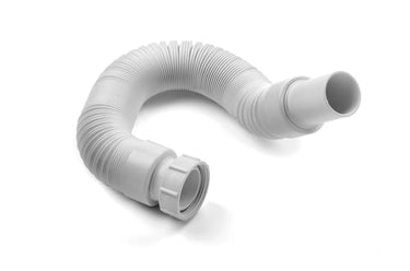 JAFO afløbsslange 1 1/4" x 32 mm hvid 440-1020 mm - 1