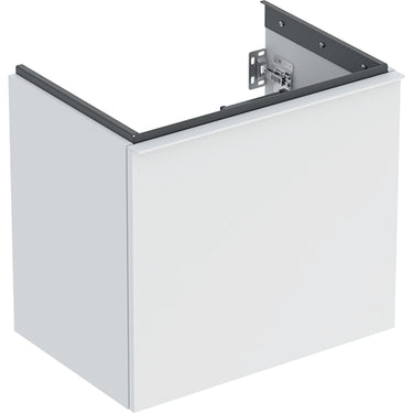 Geberit Acanto underskab til håndvask 60 cm 1 sk + 1 indv sk kompakt hvid mat/håndtag hvid mat - 1