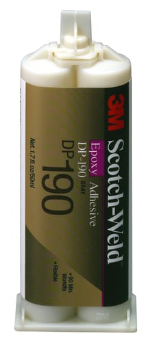 3M™ Scotch-Weld™ Epoxy Konstruktionslim DP190 Grå 50 ml 12 stk/krt - 1