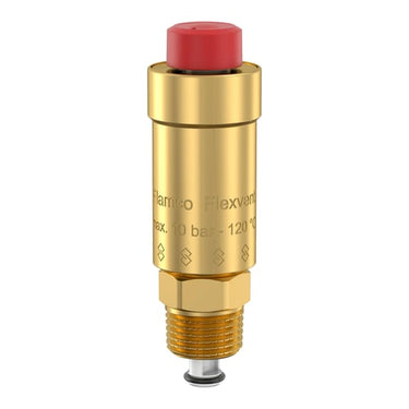 Flexvent luftudlader med luk 1/2" - 1