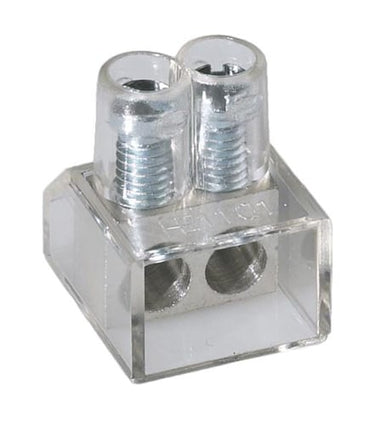 Samlemuffe dobbelt 2X10mm² klar lige kærv 50stk - 1