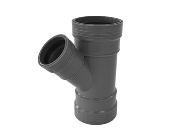 Wafix PLUS PP grenrør 45° Ø110 x Ø50 mm grå - 1