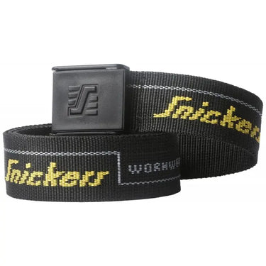 Snickers logo bælte 9033 sort one size - 1