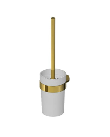 Gustavsberg Square toiletbørste m/holder messing - 1