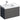 Geberit XENO² vaskeskab 880x530x462mm m/2skuffer scultura-grå spånplade melamin 500.515.43.1 - 1