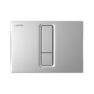 LAUFEN LIS AW101 betjeningsplade Duo krom - 1