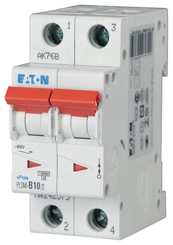 Automatsikring 10A 2P C 2M 10KA - 1