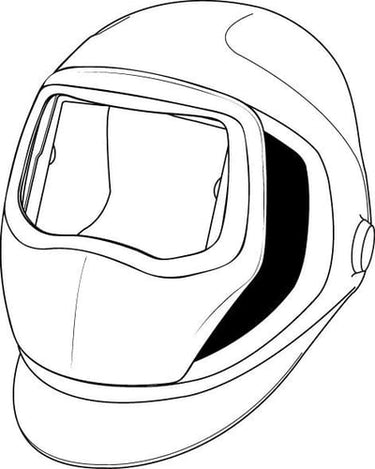 Speedglas 9100 skærm med sidevinduer - 1