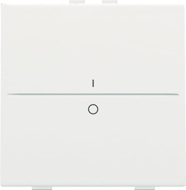 Tangent med IO symedbol til 2-tryk white coated - 1
