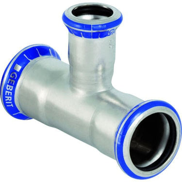 Geberit Mapress t-stykke 28x22x22mm presmf st rf/syrefastast - 1