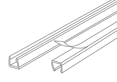 Minikanal LC 45 for Ø4-5,5 hvid 2,5M - 1