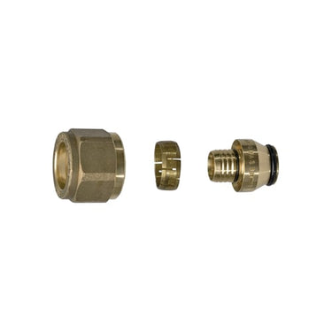 Uponor Vario koblingssæt PEX 20 x 1,9/2,0 mm x 3/4" Euro - 1