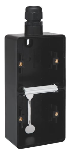 Underlag 2-modul 1x M20 IP55 sort - 1