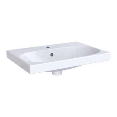 Geberit Acanto håndvask 600x168x422mm t/møbel/bolt hvid porcelæn - 1