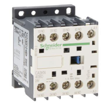 TeSys K kontrolrelæ - 4 NO - <= 690 V - 24 V DC standard kul - 1