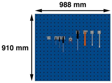 Hulplade Gigant 980 x 910 mm blå - 1