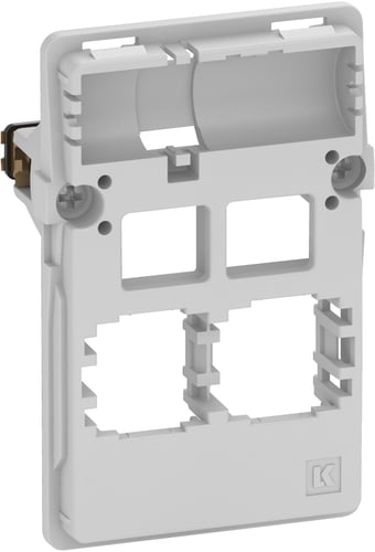 LK FUGA Dataudtag for 2x Actassi RJ45 1,5 modul indsats - 1