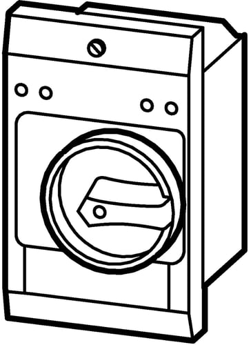 KunststkapslfrmontIP40 rød/gul E-PKZ0-GR - 1