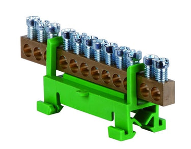 Jordklemme PE12 grøn/gul 12x16 mm2 - 1