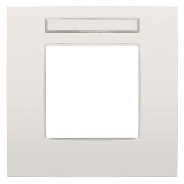 Ramme 1-modul med tekstfelt Intense white - 1