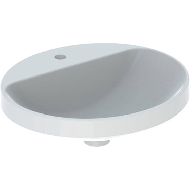 Geberit Variform håndvask 500x450x178mm nedf hvid porcelæn KeraTect - 1