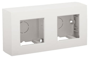 Indsats 2-modul hvid - 1