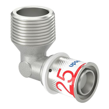Uponor S-Press PLUS presvinkel 90° muffe/nippel 25 mm x 1" - 1