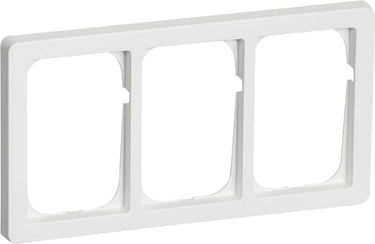 FUGA ramme Baseline 63 1,5 modul vandret tripel hvid - 1