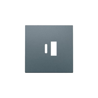 Afdækning til USB-A + USB-C oplader steel grey coated - 1