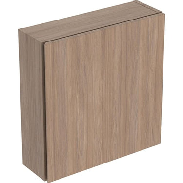 Geberit Icon overskab 450 x 150 x 467 mm 1 låge eg natur højkomprimeret trelags-spånplade melamin træstruktur - 1