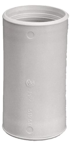 Purus muffe 32 x 84 mm hvid PP/TPE - 1