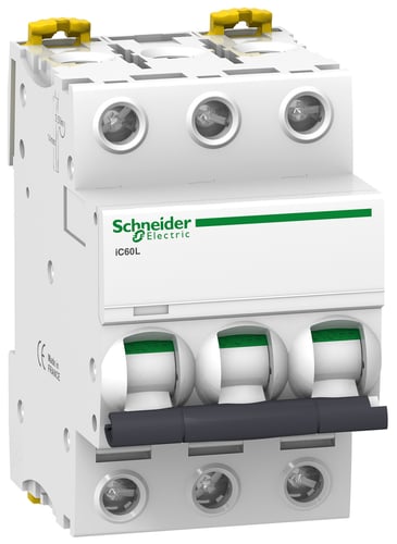 Acti9 iC60L 3P 16A Mono terminal C-karakteristik 25kA 230/400V Bredde 54mm - 1