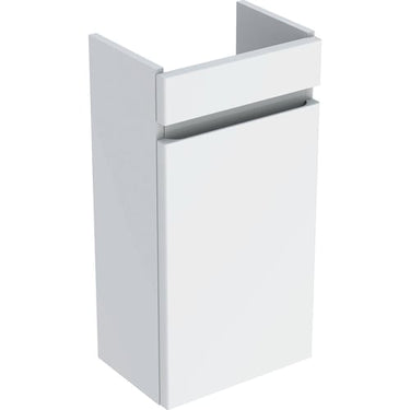 Geberit Renova Plan vaskeskab 310 x 220 x 605 mm 1 låge blankpoleret hvid højkomprimeret trelags-spånplade lakeret - 1