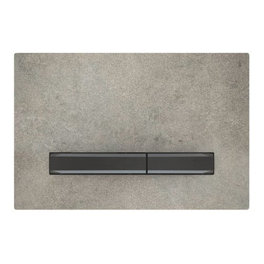 Geberit Sigma50 betjeningsplade sort krom/beton - 1