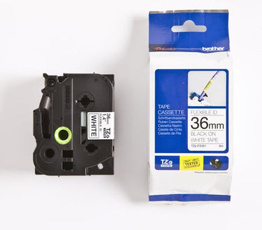 Tape Brother sort/hvid TZEFX 261 36 mm - 1