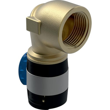 Geberit FlowFit bøjning 90° 20mmx3/4" blyfri rødgods - 1