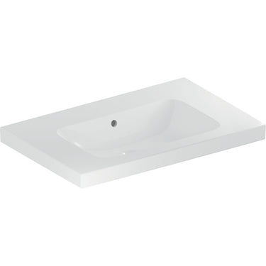 Geberit iCon Light håndvask 750 x 480 mm hvid porcelæn KeraTect - 1