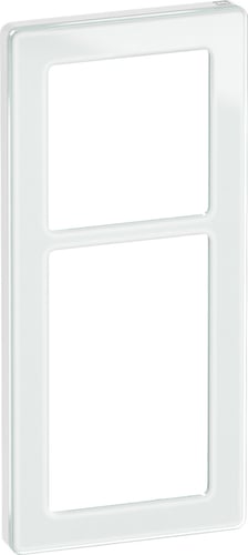 LK FUGA PURE designramme glas 2,5 modul hvid - 1