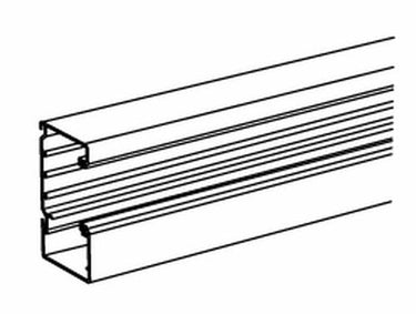 Kanaldel TEK- 161-3-H PVC 2,5 m RAL 9010 - 1
